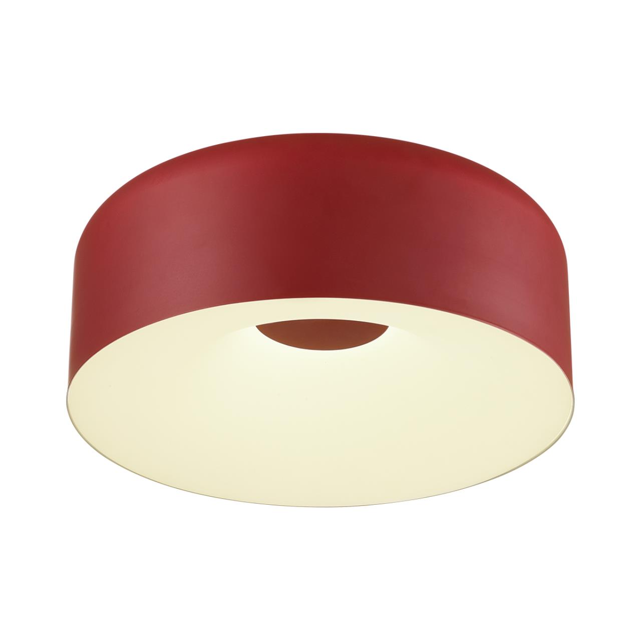 Потолочный светильник *36*14 см, LED 1*40W, 4000 К, Sonex Confy 7691/40L, белый/красный