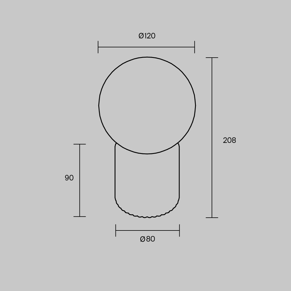 Аккумуляторный светильник *12*-20,8 см, *LED*3W, 3000K, Maytoni Omaggio MOD404RL-L3BG3K, Бежевый