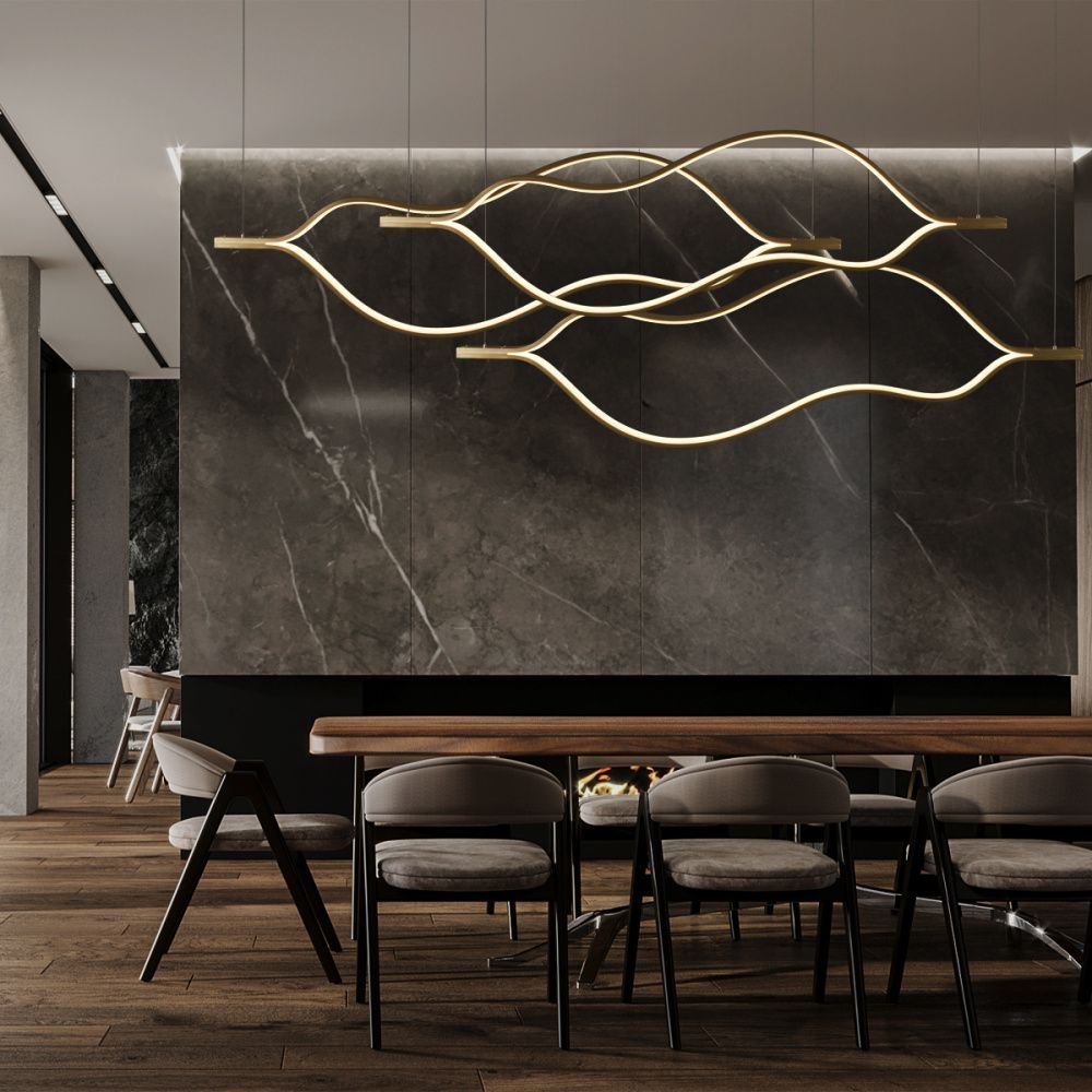 Подвесной светильник 160 см, 49W, 3000K, Loft IT Tape Light 10403/1600 SN