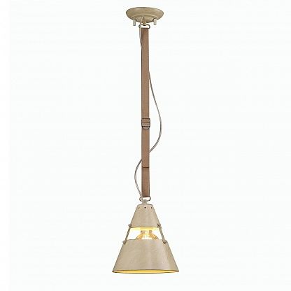 Подвесной светильник Mantra Industrial 5432, высота 35 см, бежевый