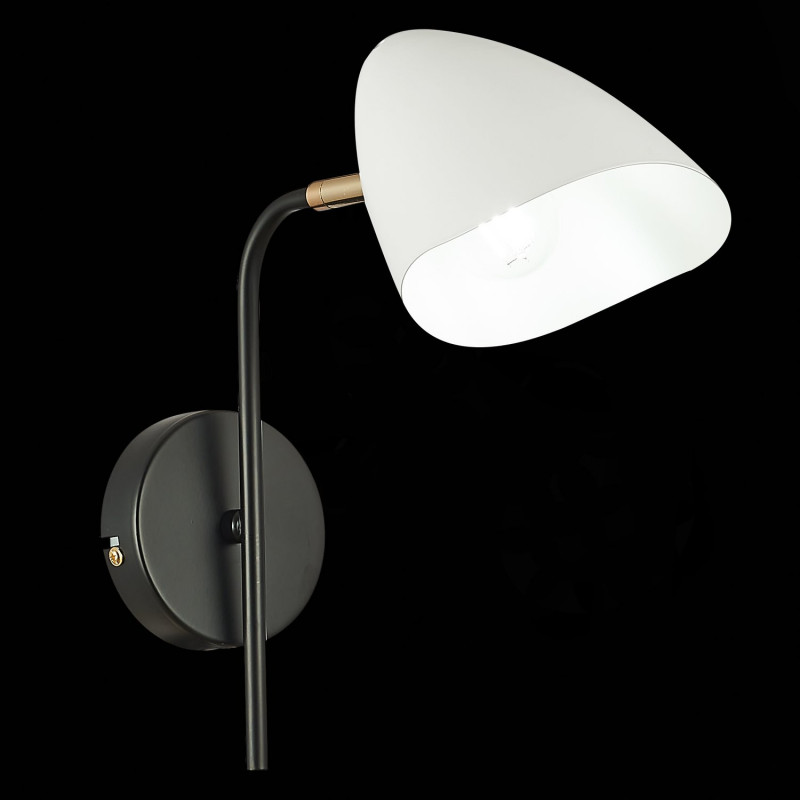 Бра 13 см,  EVOLUCE SATTA SLE103601-01 Черный, Золотой