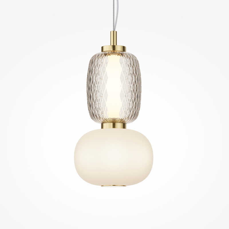 Подвесной светильник 17*17*348,5 см, LED, 18W, 3000К, Maytoni Pattern MOD267PL-L18G3K золотой