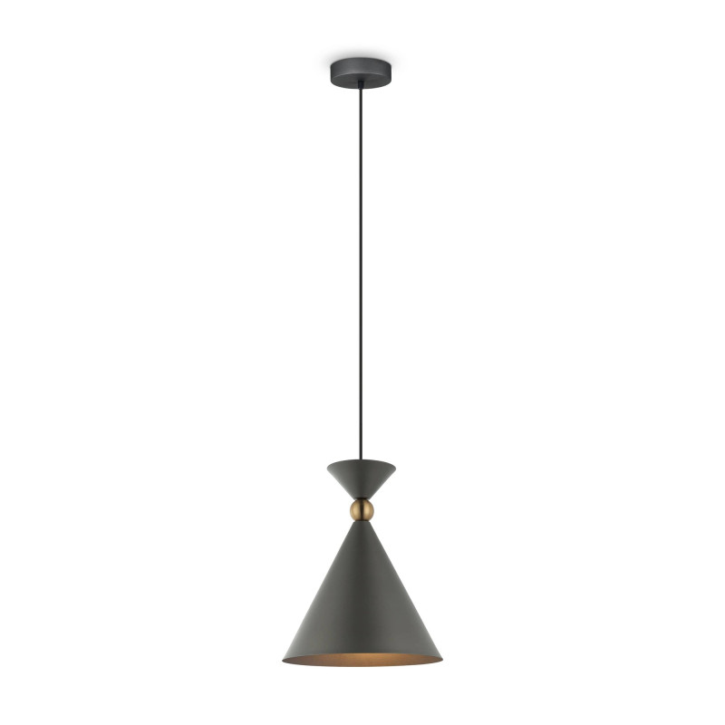 Светильник 25 см, Freya FR5392PL-01GR, серый