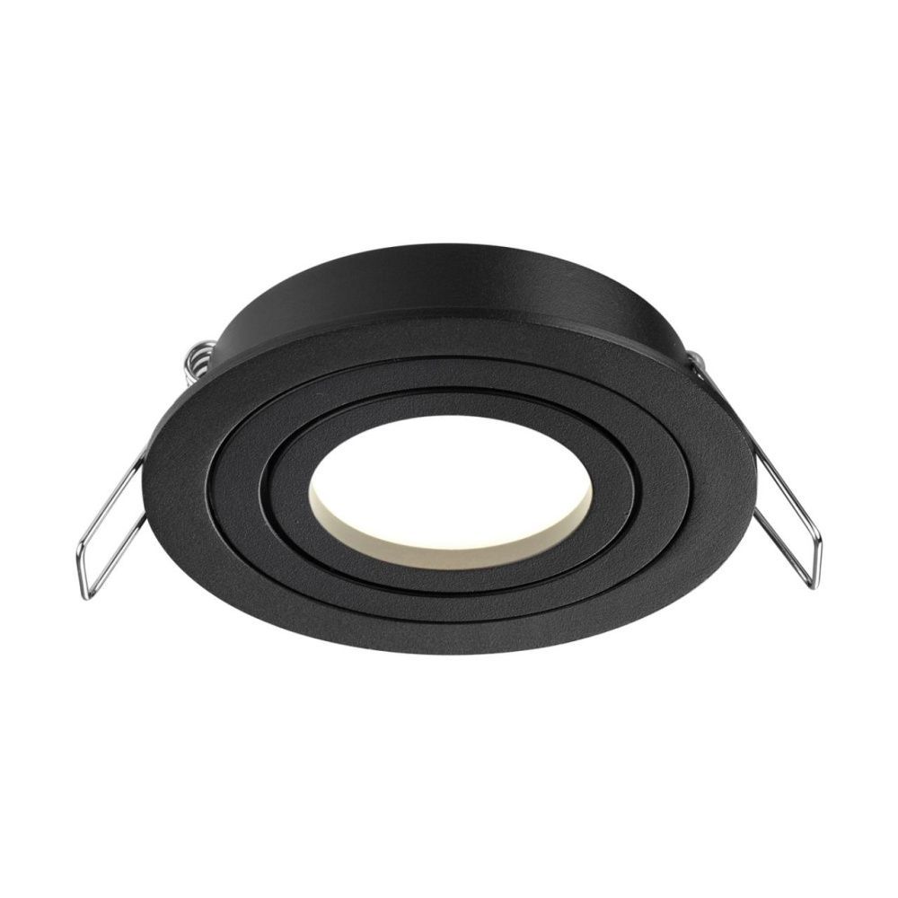 Светильник встраиваемый поворотный 9 см, Novotech Morus 371018, черный