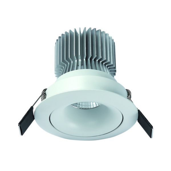 Светильник встраиваемый 10,7*9,5 см, вр 9,5 см, *LED*12W, 3000K, Mantra Formentera MANC0077, матовый белый