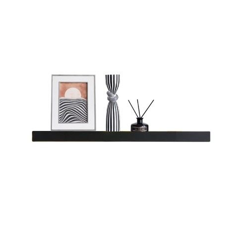 Светильник - декоративная полочка DZN-65159  ЧЕРНЫЙ  D400/H100/1/LED/8W/4000K с выключателем