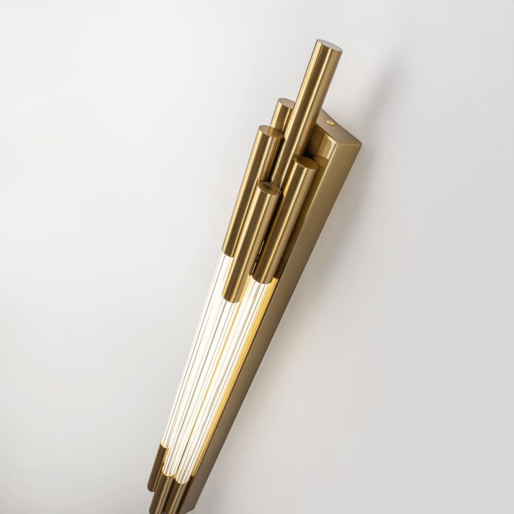 Настенный светильник 82 см, 15W, 4200K, Modestyle MS.1577.820 BS, латунь