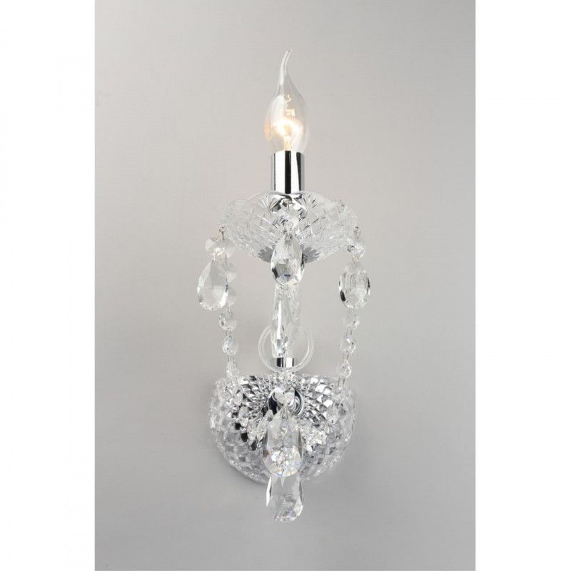 Бра 12*33 см, 1*E14, 40W, Aployt Koletta APL.755.01.01, хром