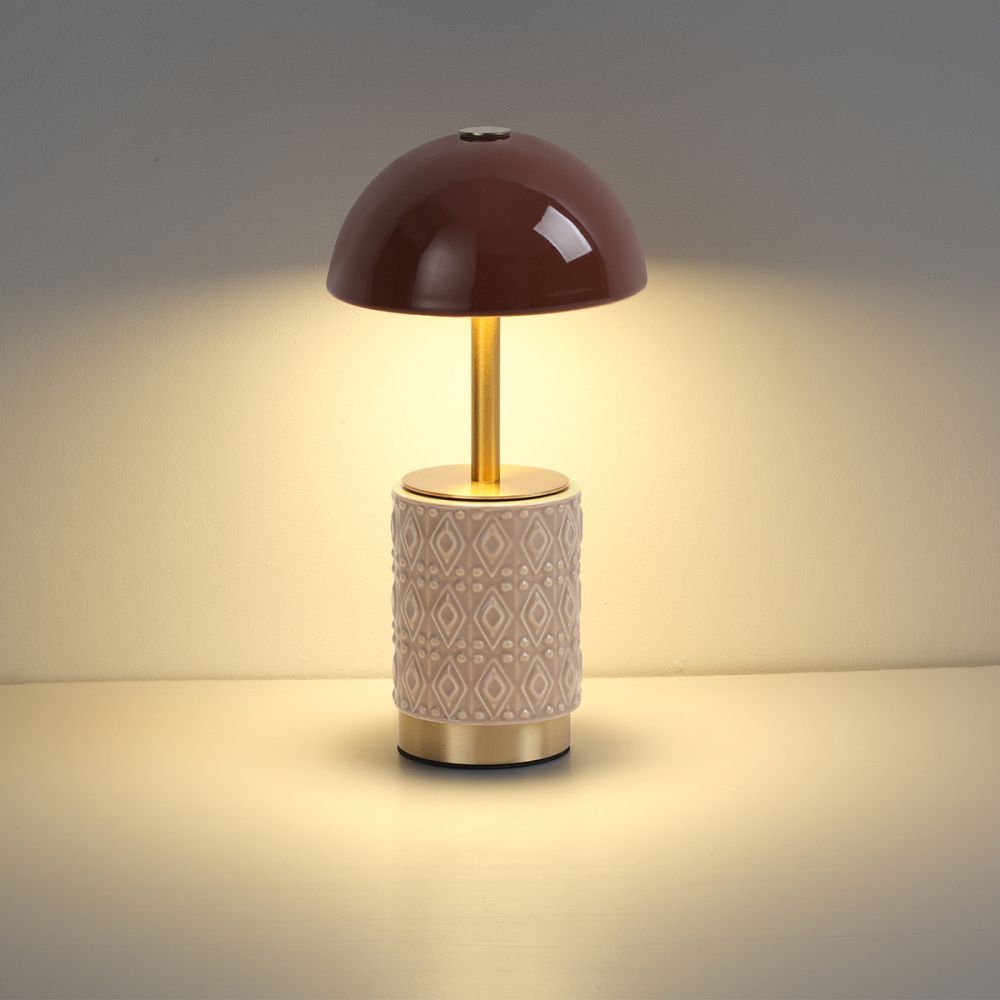 Настольная лампа 24 см, 3W, 3000K, Odeon Light 5453/3TL, бронза