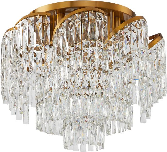 Накладная люстра 60*48 см, 12*E14, 480W, Stilfort Sapparo 2176/05/12C бронзовый