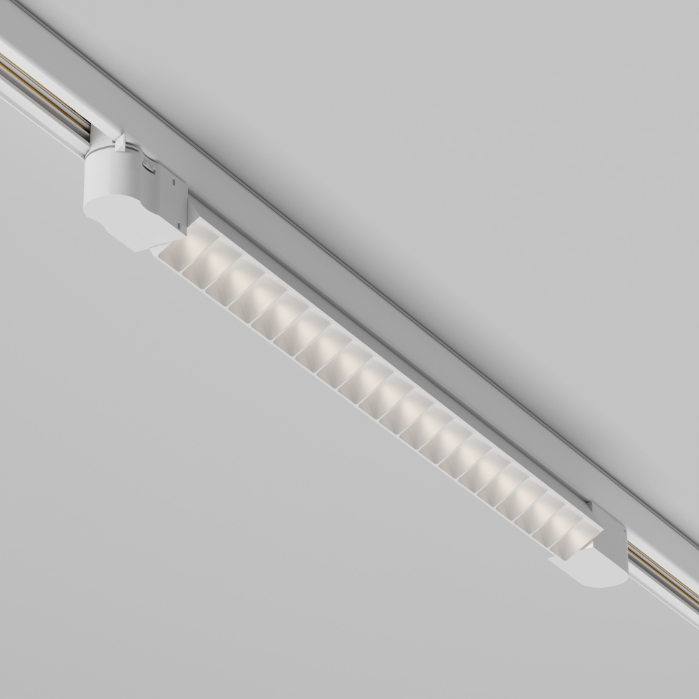 Трековый светильник 61*3,5*-6 см, *LED*20W, 4000K, Maytoni Technical Points TR195-3-20W4K-M-W(N), Белый