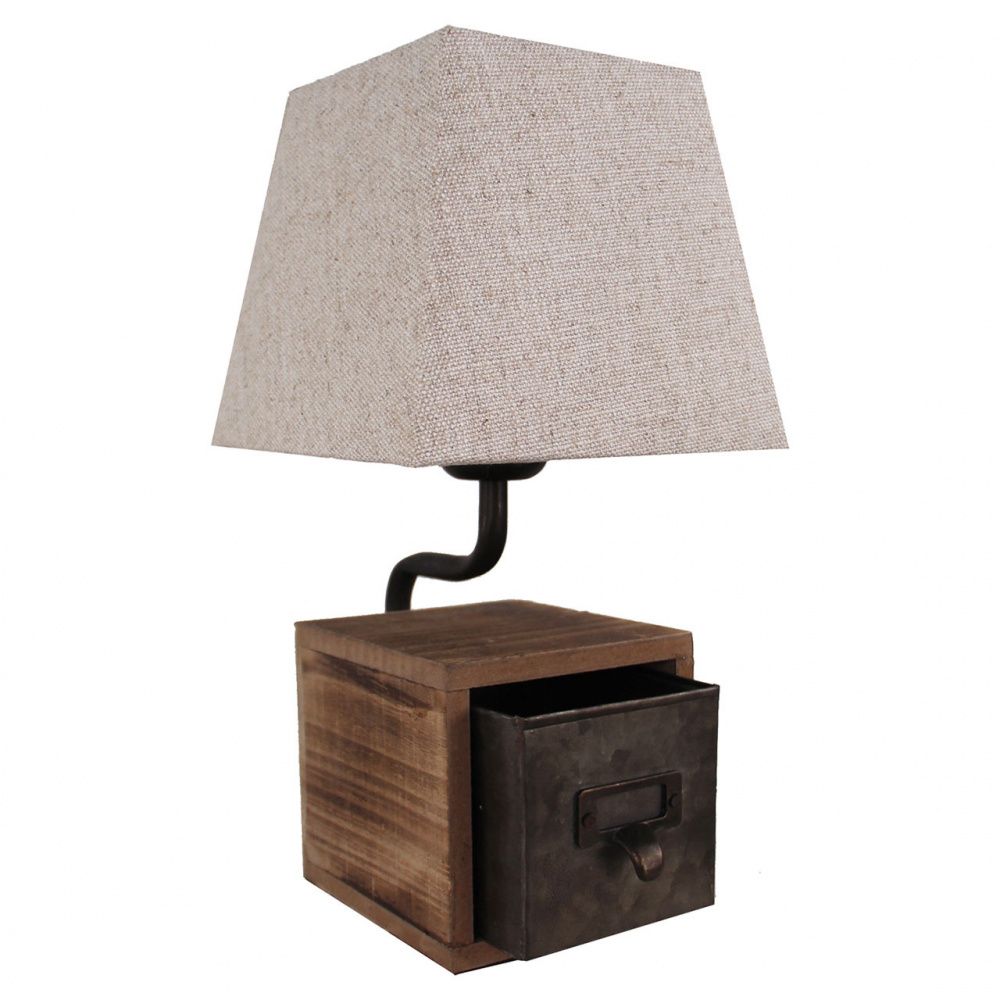 Настольная лампа Lussole Loft LSP-0512, коричневый