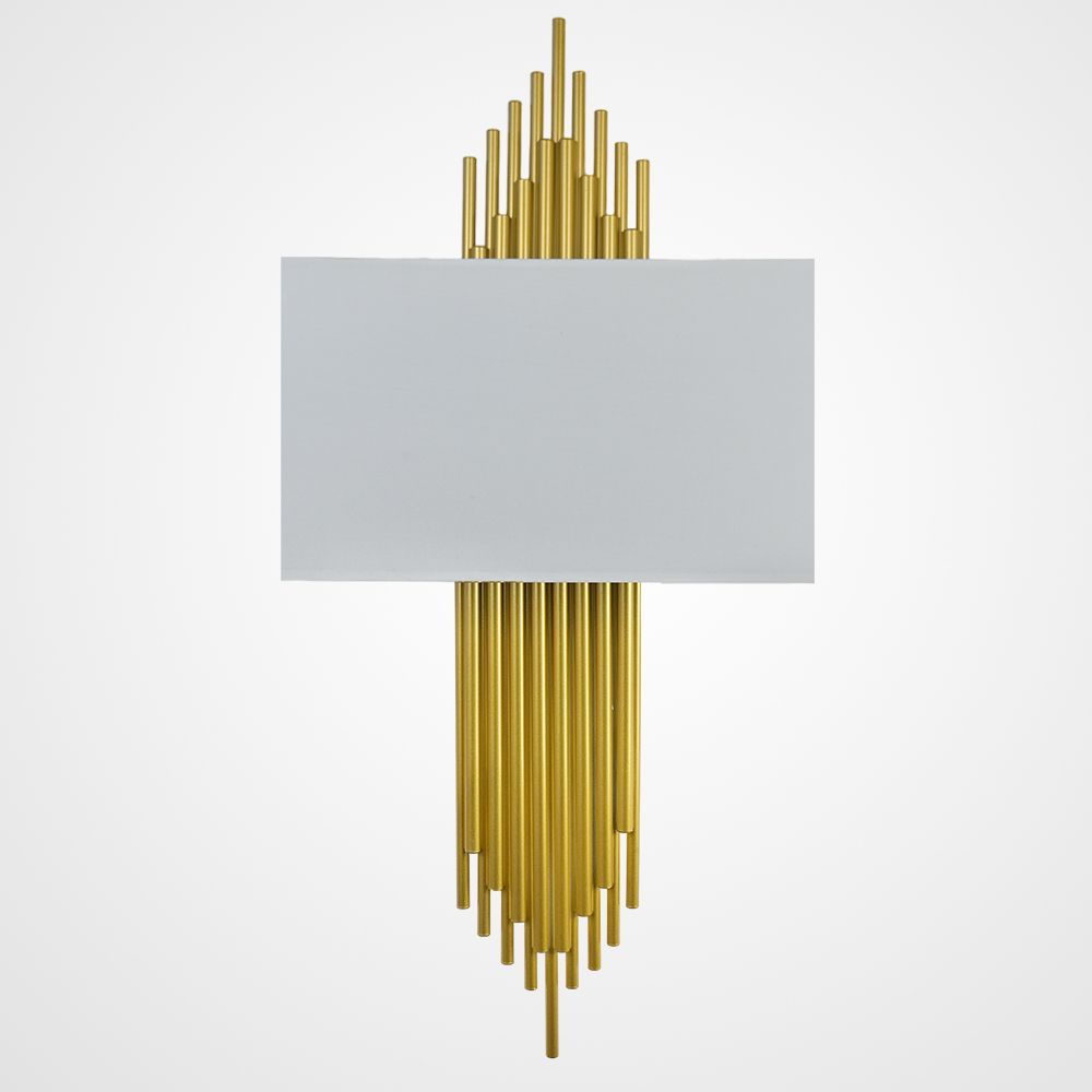 Бра Sohne CG 90-0009 FIORE White H75 W32 32*32*75 см, 2*E14*40W, 3000K, ImperiumLoft 44.27, Золотистый