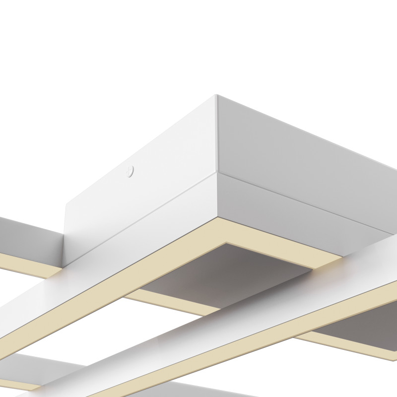 Накладной светильник 67*78*8 см, LED, 3000К-4000К, Maytoni Rida MOD015CL-L80WK белый