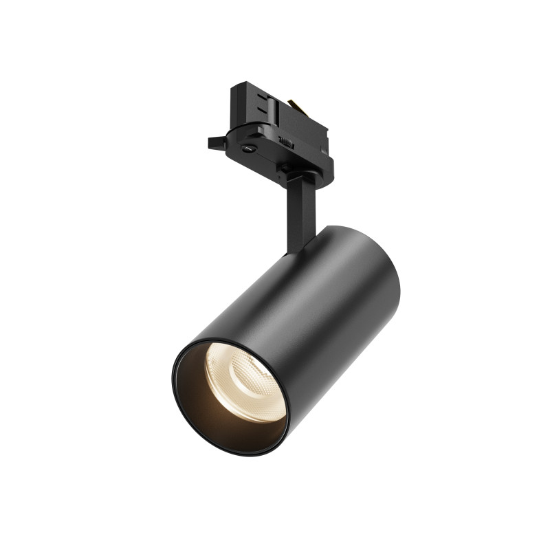 Трековый трехфазный светильник 7 см, 20W, 2700-5000K, Maytoni Focus Led TR197-3-20WCCT-M-B, черный