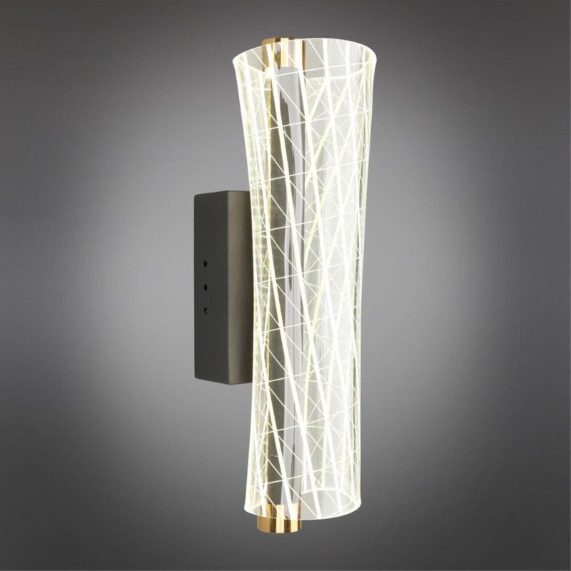 Бра 11*11*31 см 11W, 4000K, Aployt Klemens APL.660.01.11, серый
