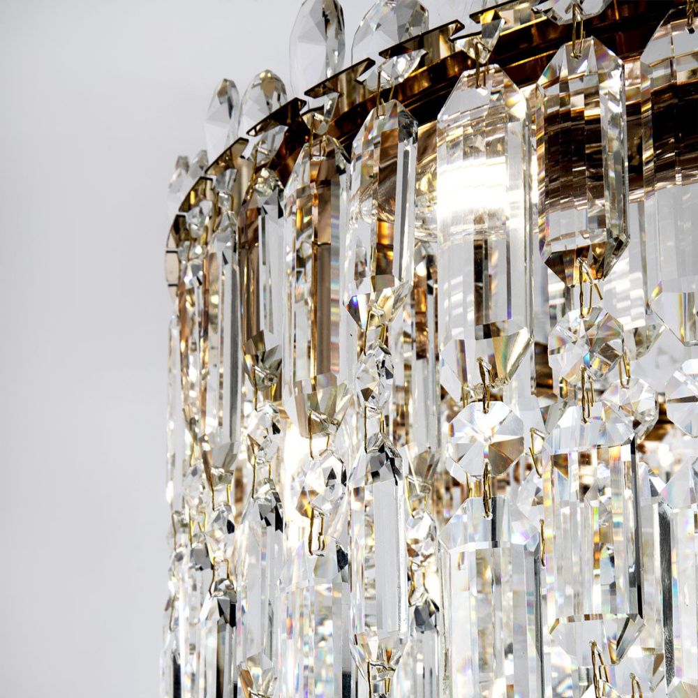 Подвесная люстра 40*40*130 см, Е14 8x40W, Золото MODELUX ML.837.8 GD