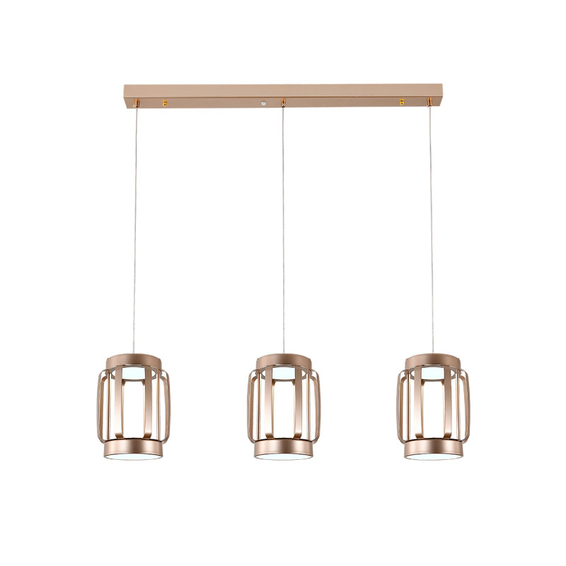 Подвесной светильник 88,6*16*150 см, LED, 70W, 3000К-6000K, Indigo CAPSULA V000156L золотой, 14027/6P Gold