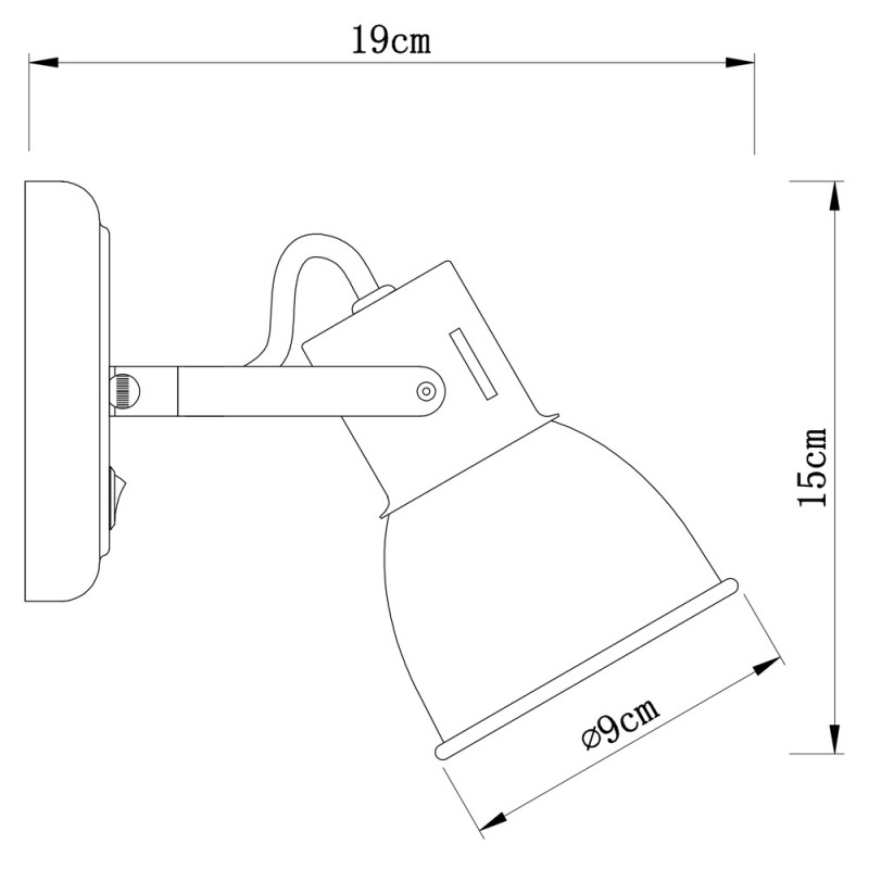 Бра Arte Lamp A1677AP-1WH белый