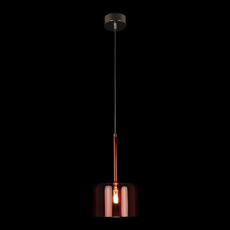 Подвесной светильник 14 см, 1*G4*5W хром Loft It Spillray 10232/A Red