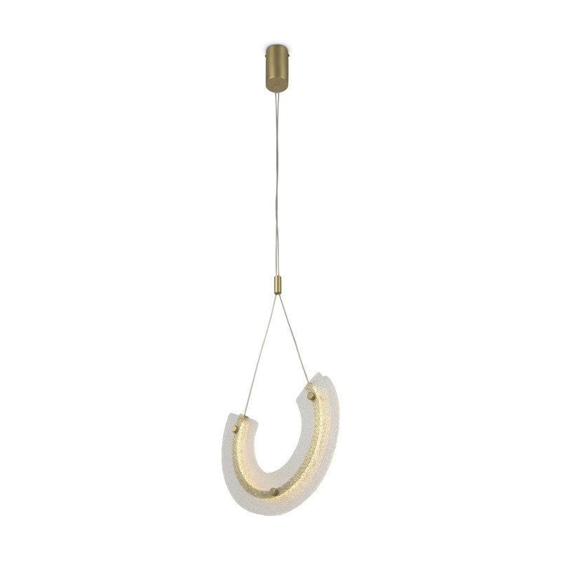 Подвесной светильник 32*6*186,5 см, LED, 18W, 3000К, Maytoni Maya P091PL-L18G3K1 золотой