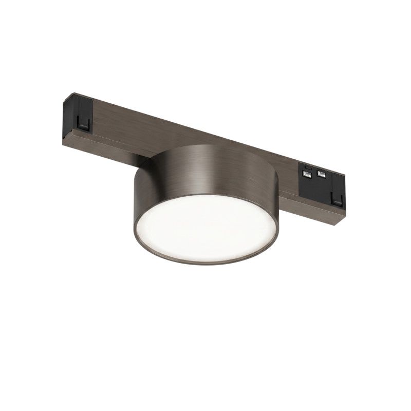 Светильник на шине 16*7,4*5,4 см, *LED*6W, 3000K, Denkirs SHINE PRIME FLOW 3000К | ШАЙН ПРАЙМ ФЛОУ 3000К DK4761-DN, темный никель