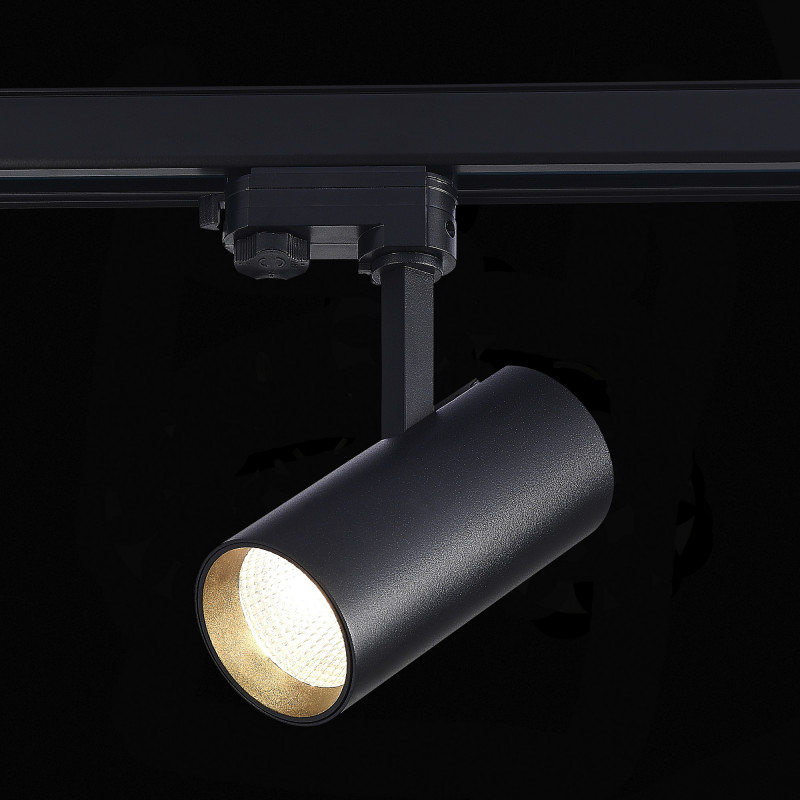 Трековый светильник 15*7 см, 20W 3000K ST LUCE Трехфазная трековая система ST661.436.20 Черный