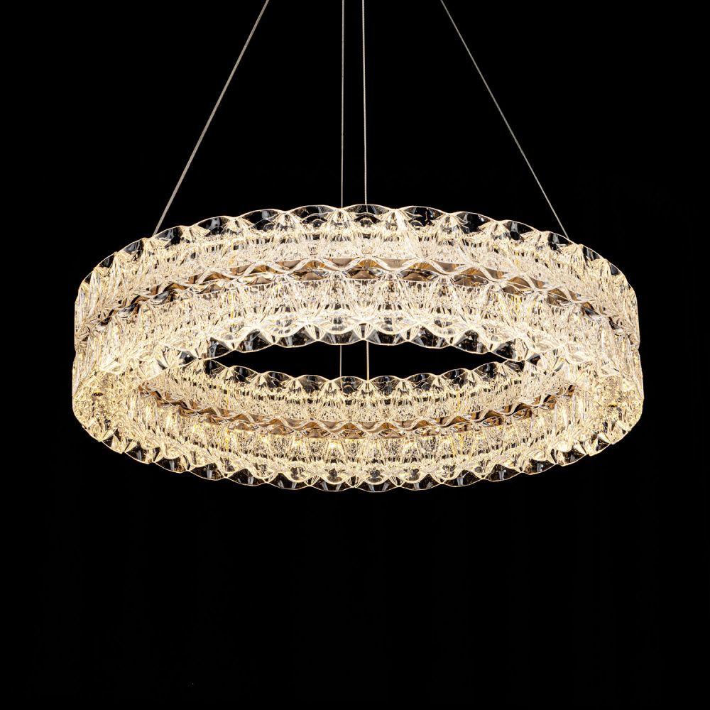 Люстра *60*13 см, LED*45W, 3000-6000K, Modelux  ML.8185.600 GD, Золото