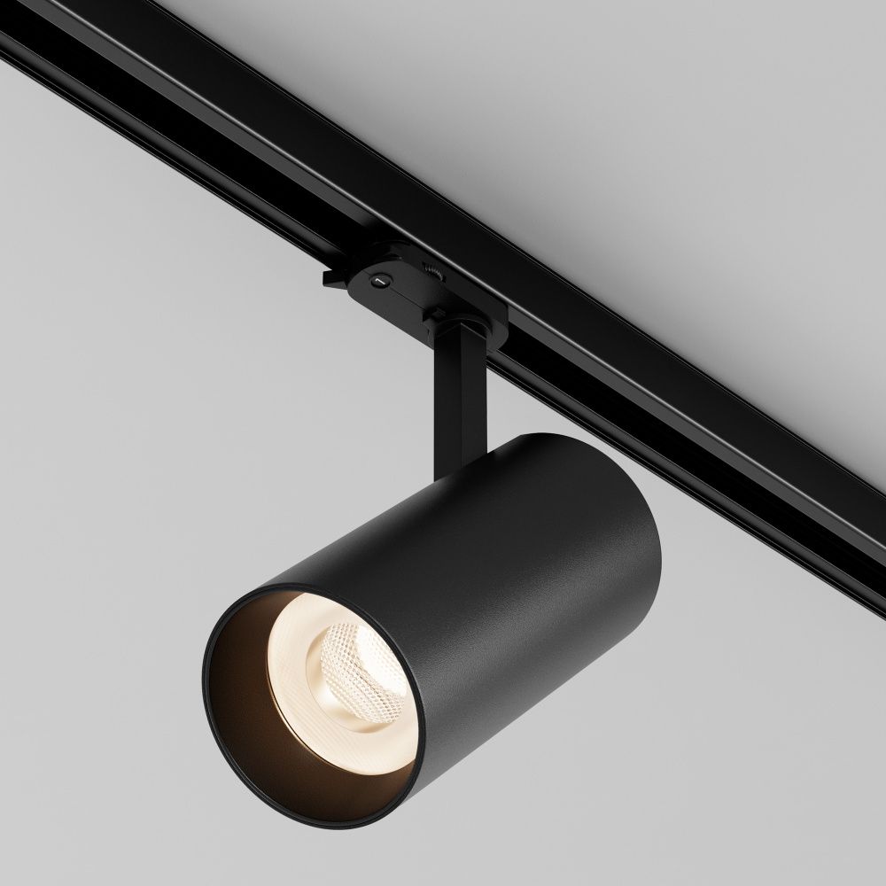 Трековый светильник 9*24 см, *LED*40W, K, Maytoni Focus Led TR197-3-40WCCT-M-B, Черный