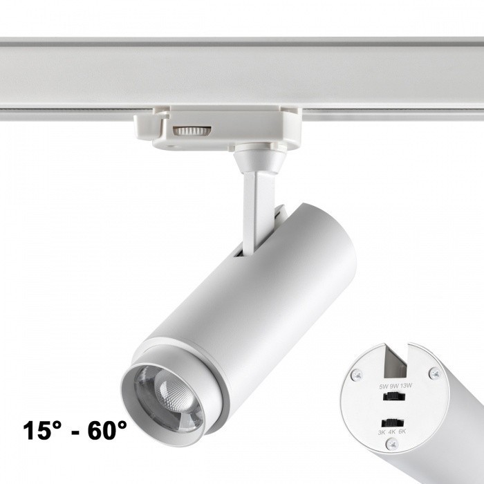 Светильник 5 см, 5W-9W-13W, 3000-6000K, Novotech NAIL 359030, белый