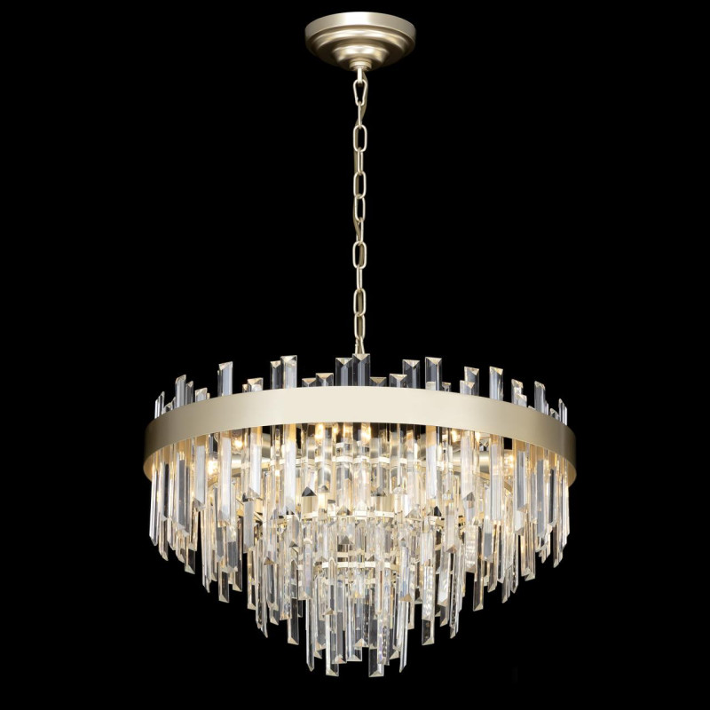 Люстра 56*110 см, 12*E14, Шампань Citilux Лаура CL301292