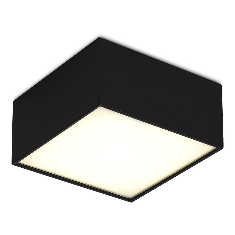 Светильник потолочный 12*12*5,5 см, 1*LED*12W 4000K ST LUCE ST608.442.12 черный