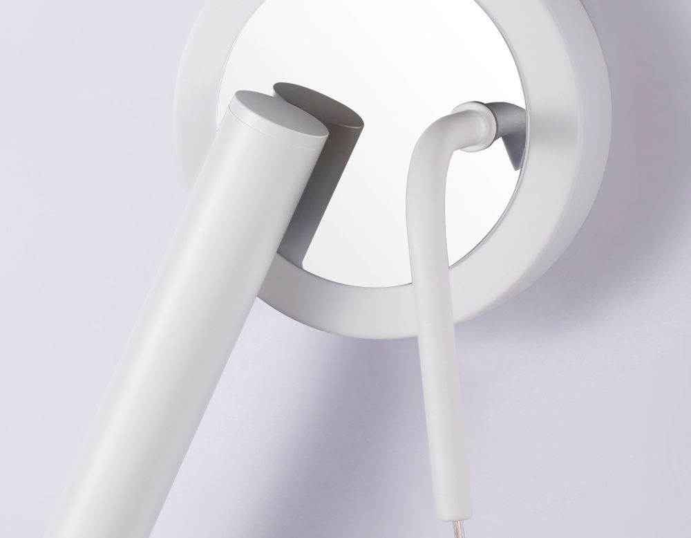 Бра 50*22,7*9- см, **W, 4200K, Ambrella Light Comfort FL51651, белый, хром