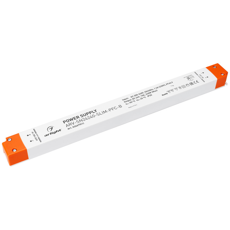 Блок питания для светодиодной ленты Arlight 026679(1) 35,6*3,2*2,2 см.