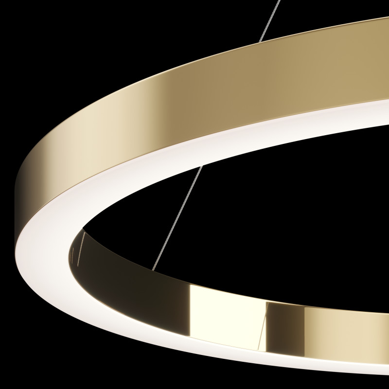 Светильник 80 см, 60W, 4000K Maytoni Saturno MOD415PL-L60BS4K, латунь