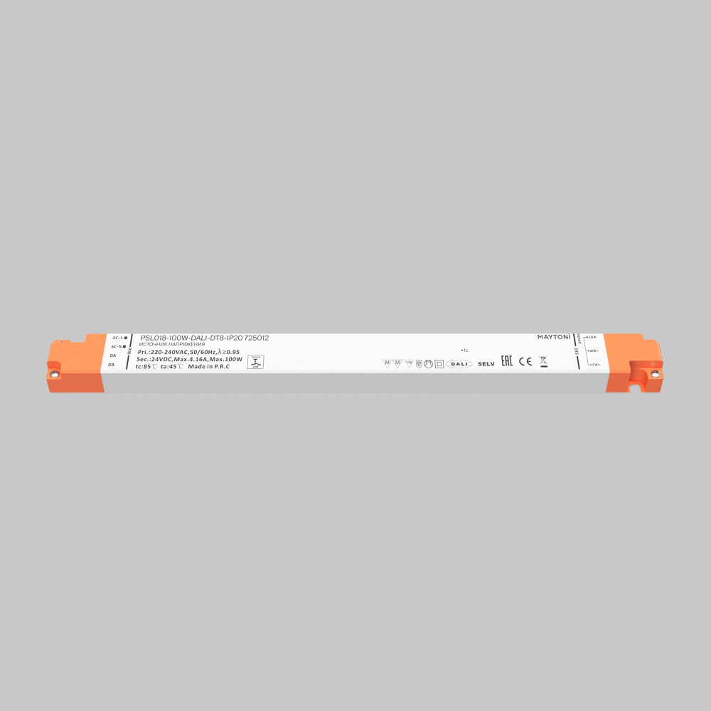 Источник напряжения 24V PSL018-100W-DALI-DT8-IP20 Maytoni Lighting control  725012