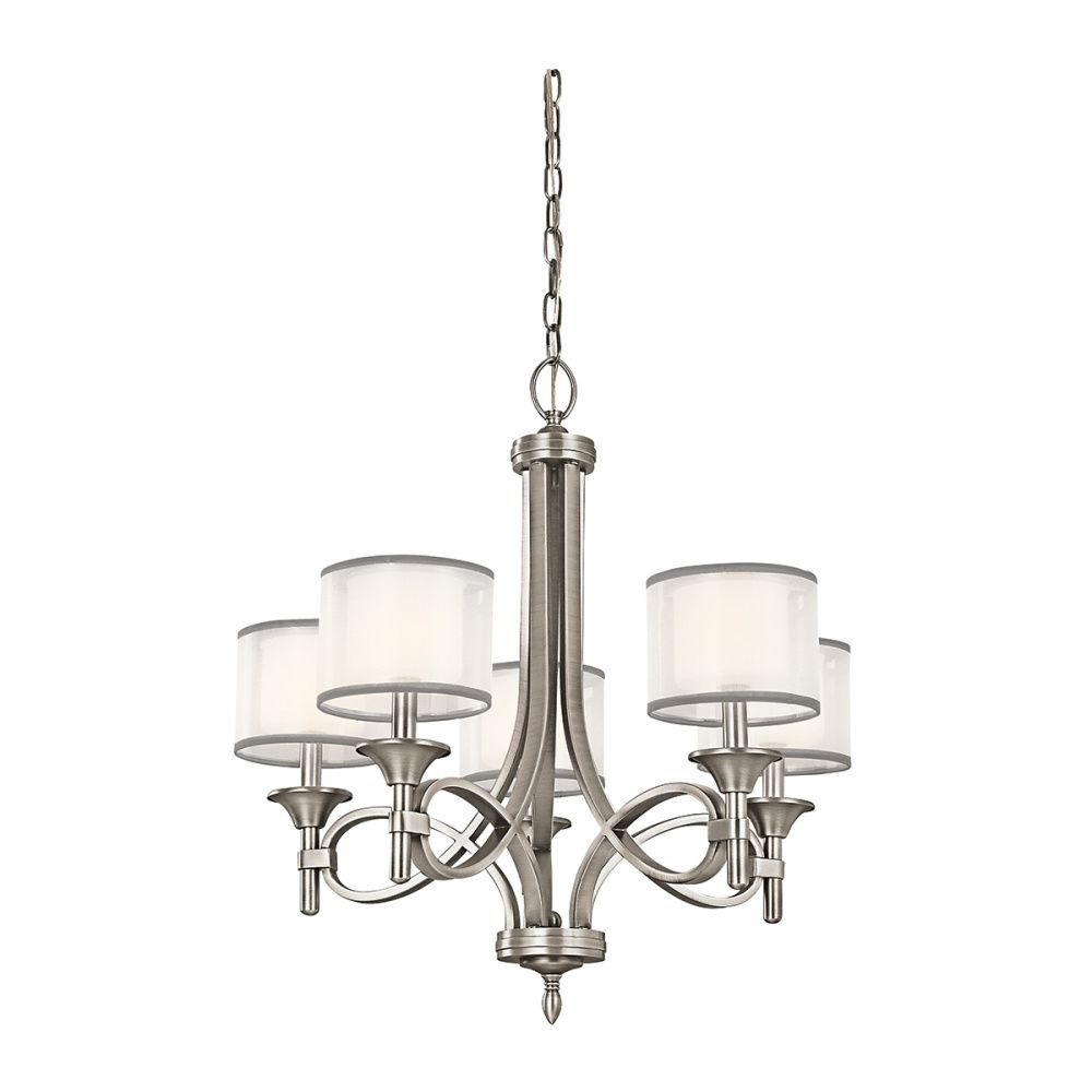 Люстра *64*72-262 см, E14*60W, Natural Concepts Kichler Lacey KL-RIVIERA-P-A, серый