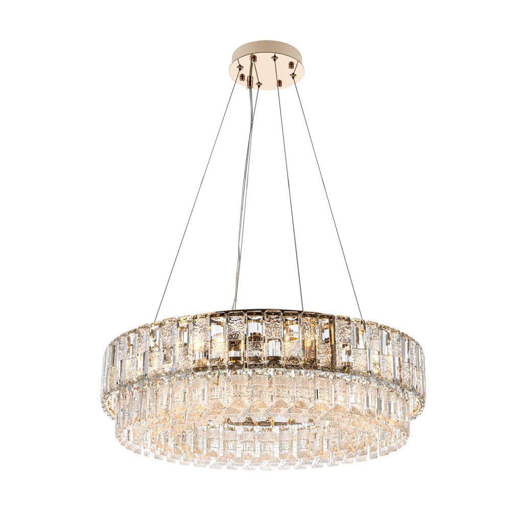 Люстра 60 см, 9*Е14*40W, Modelux  ML.7039.600 GD, Золото