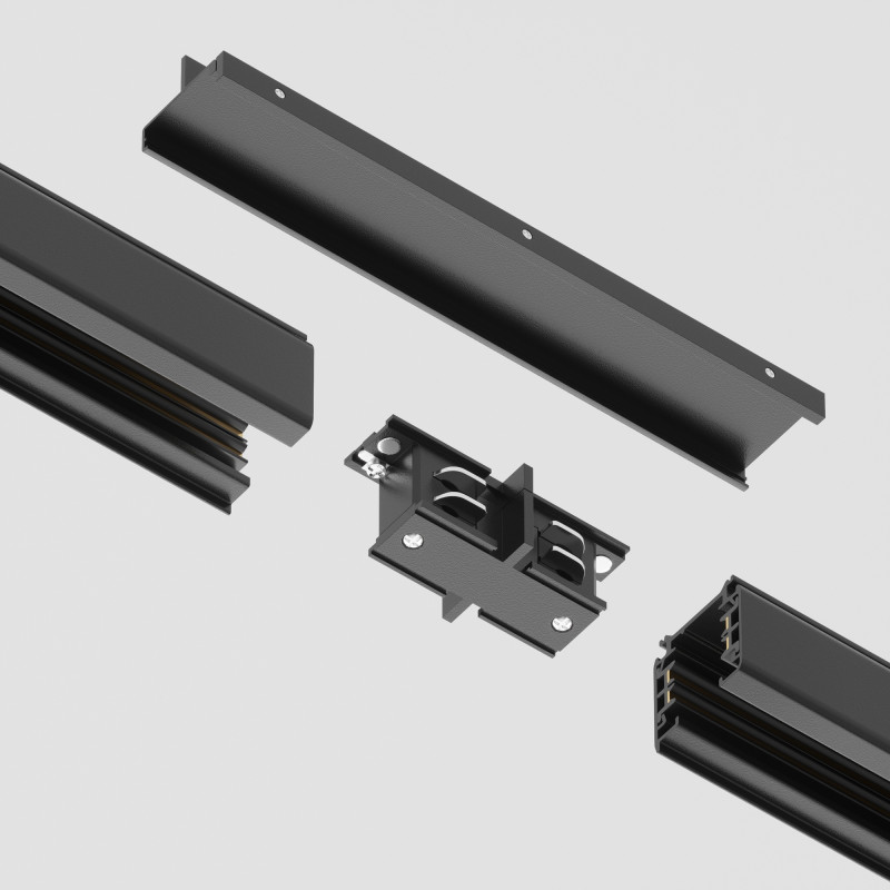 Коннектор для шинопровода Maytoni 3 phase track system TRA005CI-31B, черный