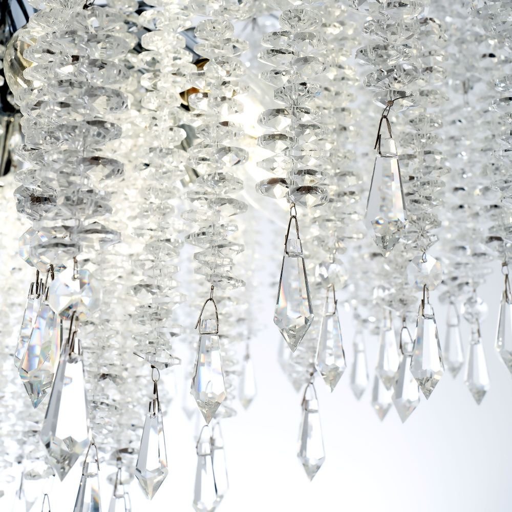 Подвесная люстра 62*50/105 см, 12*Е14 MODELUX ML.855.12 CR хром