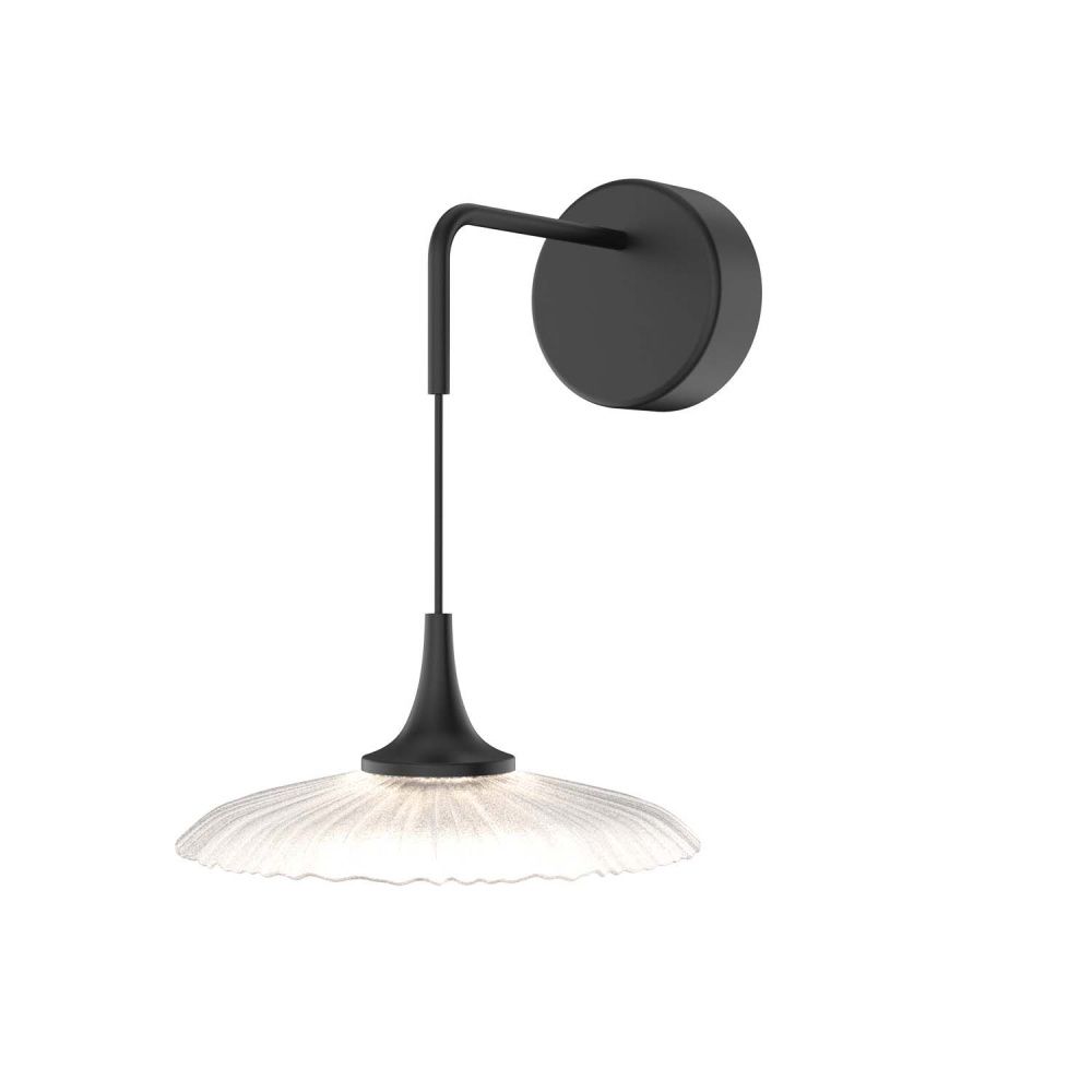 Бра 15*18,5 см, 1*LED, 4W, 4000K, Favourite Wilet 4656-1W, чернный матовый