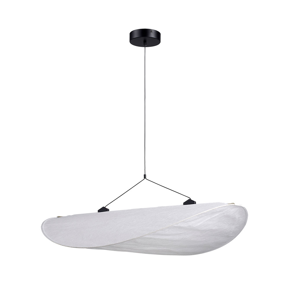 Подвесной светильник 13*60 см, 1*LED, 19W, 3000K Divinare Fiamma 5866/06 SP-19, Черный