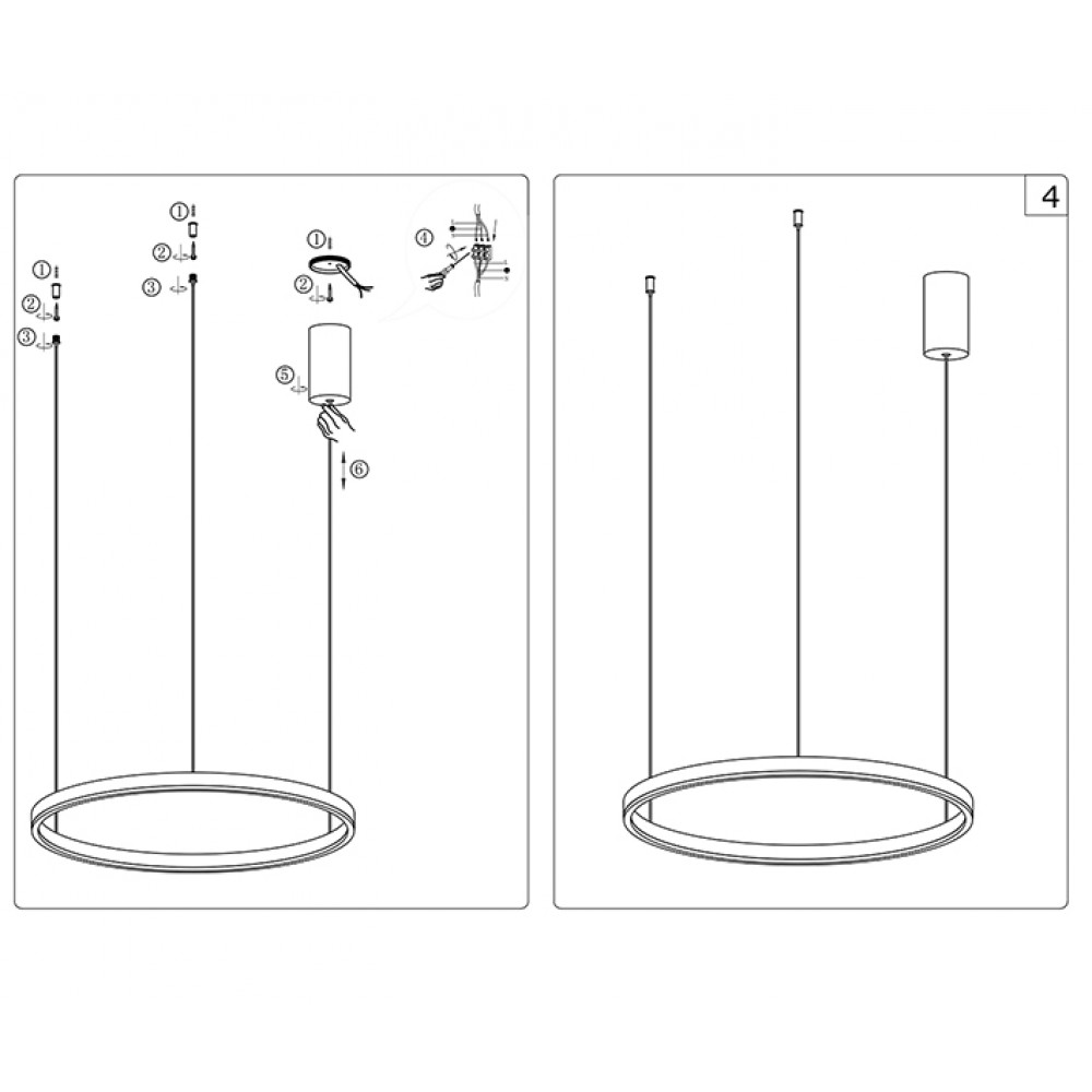 Светильник 40 см, 24W, 3000K Kink Light ТОР 08212,19A черный
