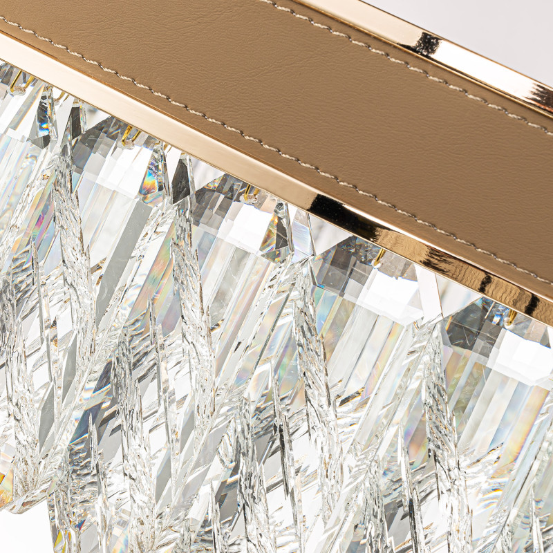 Подвесная люстра 60*116,5 см, 1*LED, 60W, 3000-6000К, Favourite Visconte 4304-6P латунный