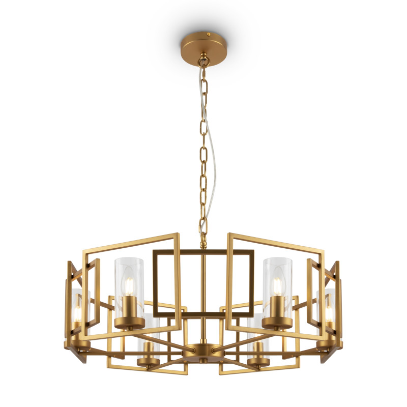 Подвесная люстра Maytoni Bowi H009PL-06G, золото, диаметр 65.6 см