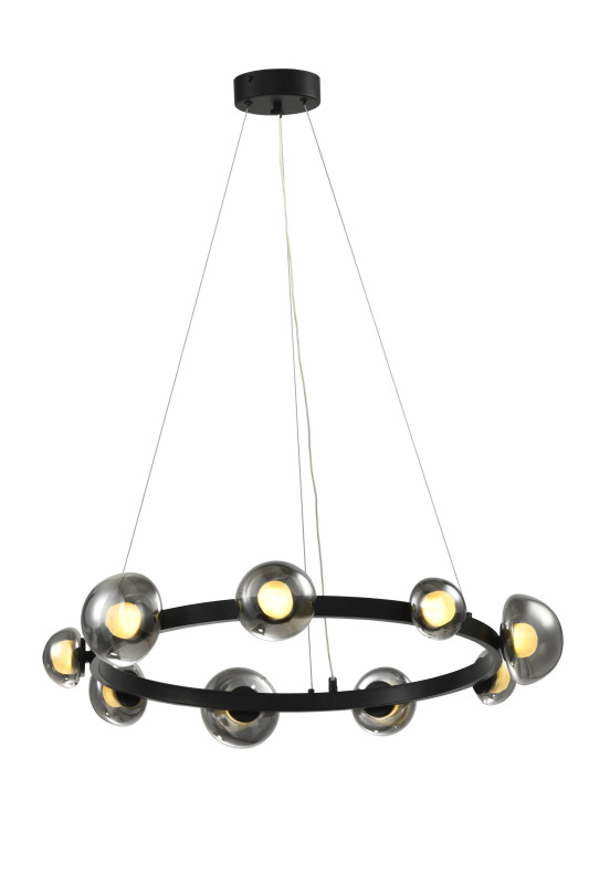 Подвесная люстра 68*150 см, LED, 36W, 3000K-6000K Zortes Fritto ZRS.1888.09, черный