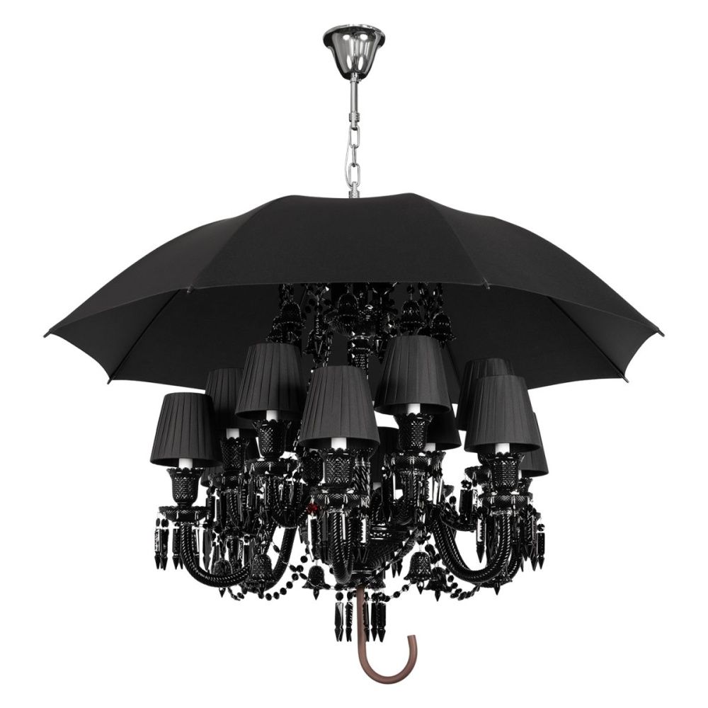 Подвесная люстра 120 см, Loft IT Marie 10556/12 Black, хром-черный