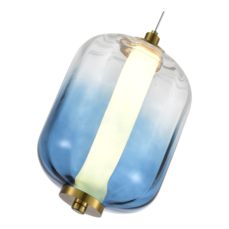 Подвес 16,5*18,5/200 см, 1*LED*11W 3000K ST LUCE Summer SL1193.323.01 латунь