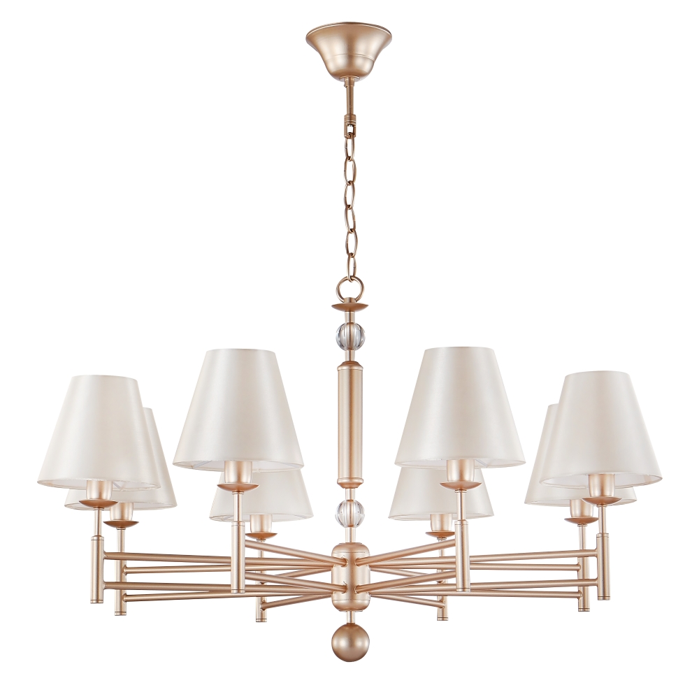 Люстра 81 см, Crystal Lux FLAVIO SP8 GOLD Золотой