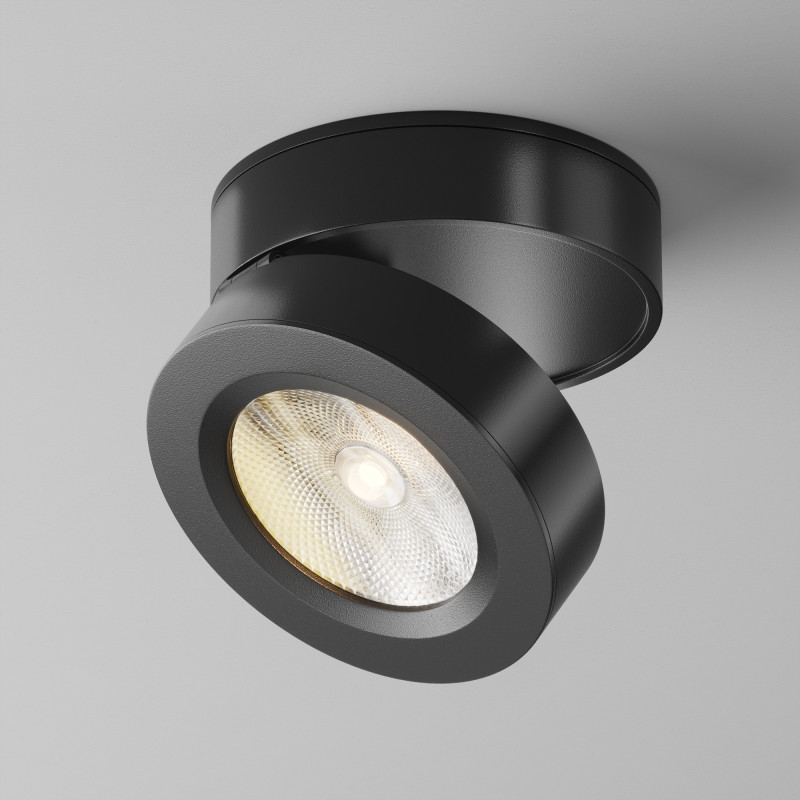 Светильник 10 см, 12W, 3000K, Maytoni Magic C022CL-12W3K-B-1, черный